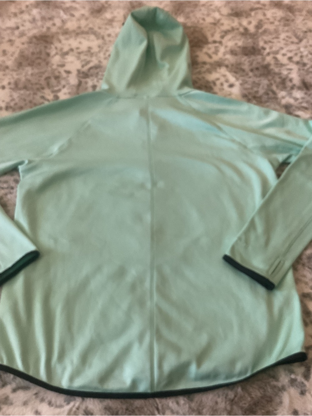 Women’s Under Armour Mint Turquoise Zip Jacket with Black Zipper Trim size L - Picture 9 of 12